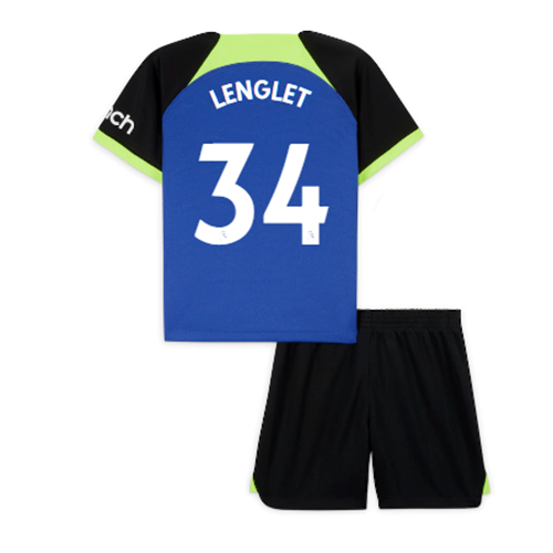 Dres Tottenham Hotspur Clement Lenglet #34 Gostujuci za djecu 2022-23 Kratak Rukav (+ kratke hlače)